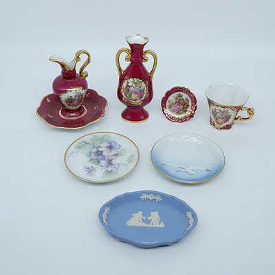 Limoges Dolls House China and Other China, Including AK, B&G and Wedgwood