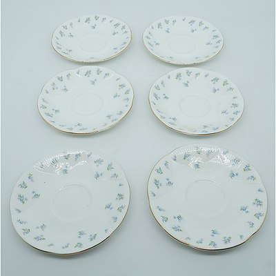 Royal Albert Blue Heaven Bone China Part Tea Set for Six