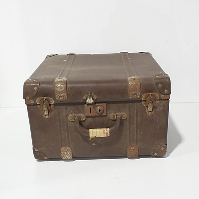 Vintage Trunk and Jewellery Box