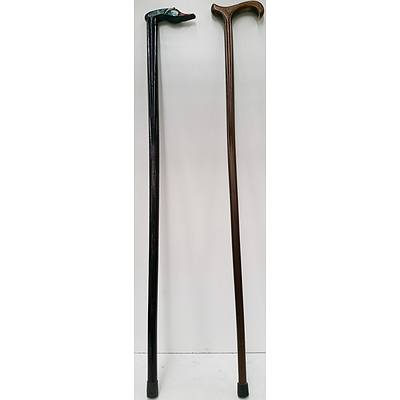 Vintage Walking Sticks - Lot of Two
