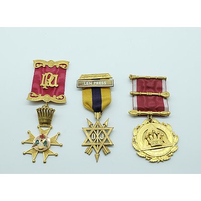 Three Masonic Medals