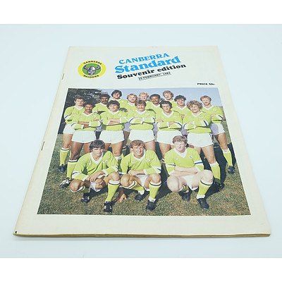 1982 Canberra Raiders Canberra Standard Souvenir Edition