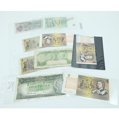 Assorted Foreign and Australian Collectable Bank Notes