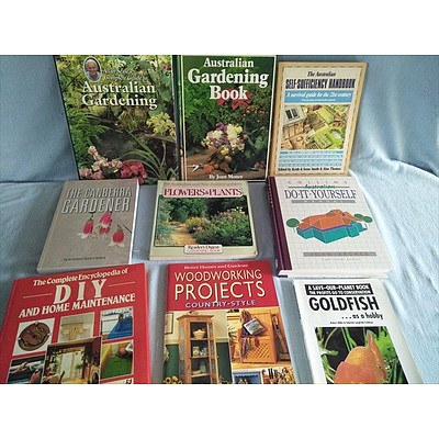Assorted Books: Gardening & DIY