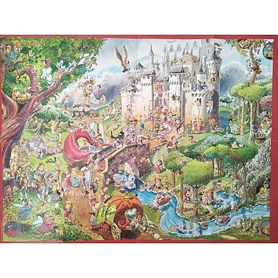 HEYE Hugo Prades Fairy Tales 1500 piece jigsaw puzzle poster (80x60cm)