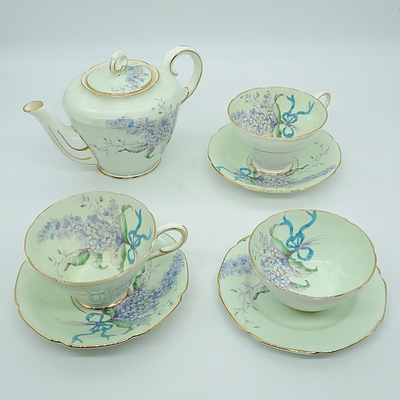 Lilac Paragon Tea Setting for Two