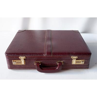 Paklite Leather Suitcase
