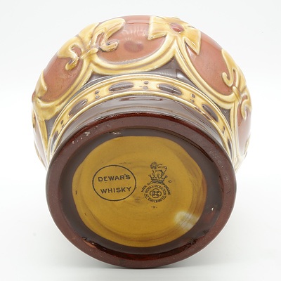 Royal Doulton Kingsware Crown Dewar's Whisky Flask