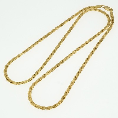 18ct Yellow Gold Filed Eight Link Chain 11.1g