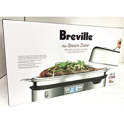 Breville BFS800BSS the Steam Zone Food Steamer - RRP $329 - Brand New