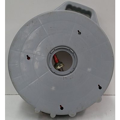 Flat Out Multi-Reel Extension Lead Storage Reel with Power Cord