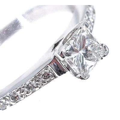 18ct White Gold Diamond Ring - Half-Carat (TDW)