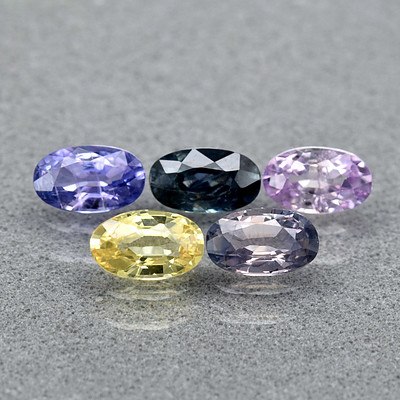 Natural Sapphires (x5)