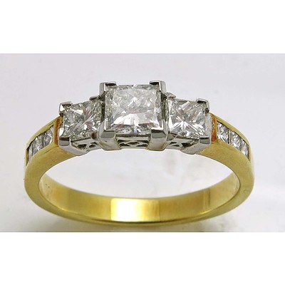18ct Gold Diamond Ring 1.25 carats