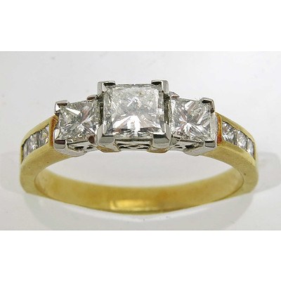 18ct Gold Diamond Ring 1.25 carats