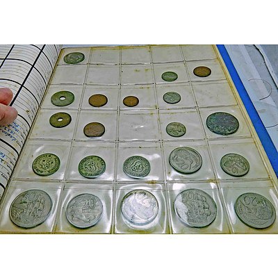 Coin Collection in 5 page Album