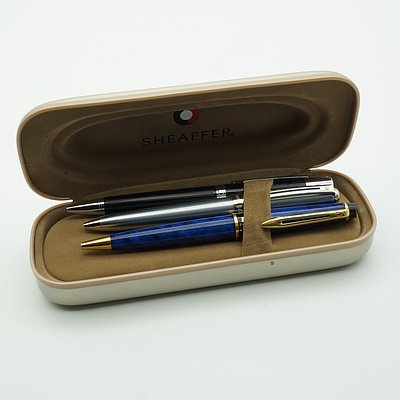 Three Ball Point Pens, Including Waterman, Sheaffer and More