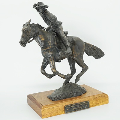 Cast Bronze The Man From Snowy River Figure