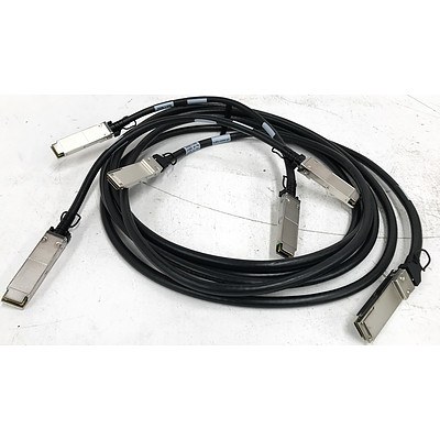 NetApp QSFP - QSFP External SAS Cables - Lot of 19
