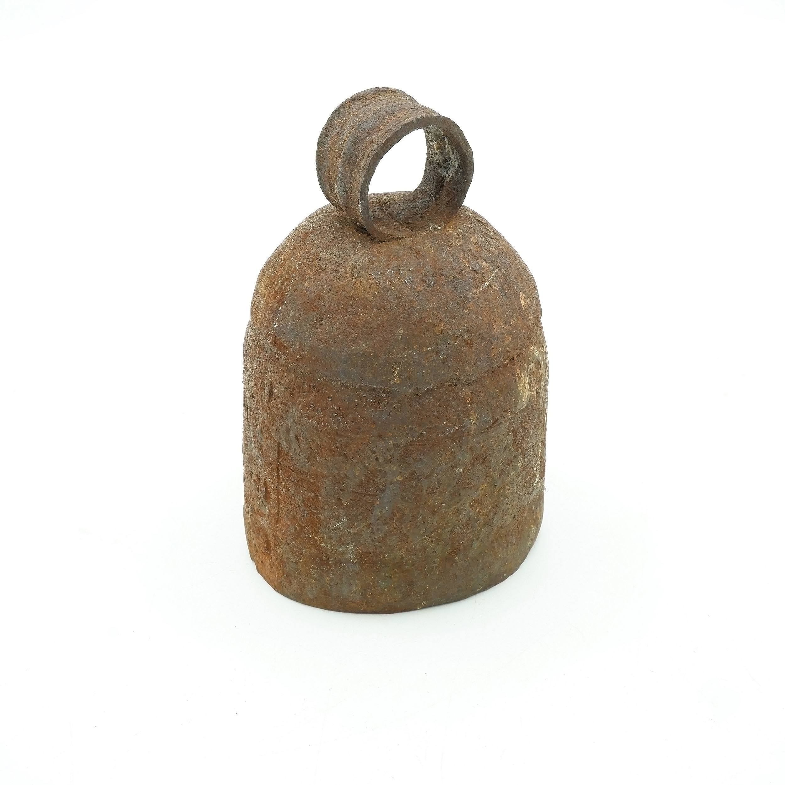 'Old Bedouin Camel Bell with Camel Bone Clapper 1950s'
