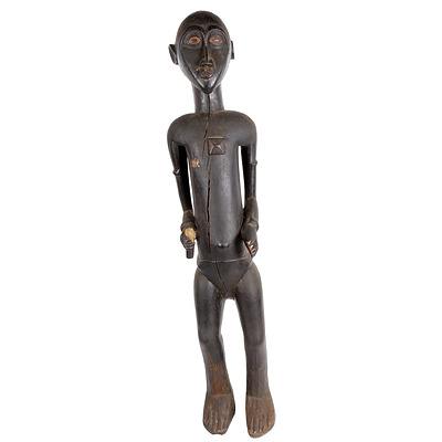 African Standing Figure, Mali or Ivory Coast 20th Century