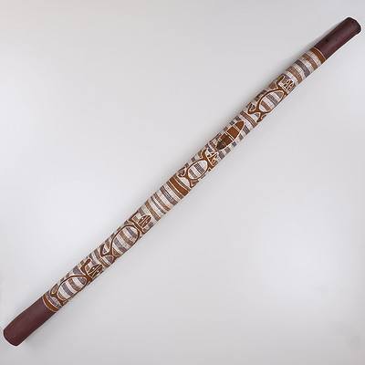 Didgeridoo by Narila of Nakara Tribe, Acquired Maningrida 1977
