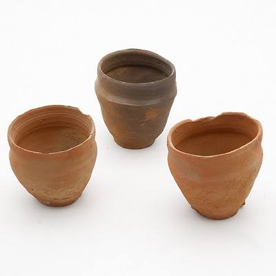 Three Ancient Votive Jars From Egypt