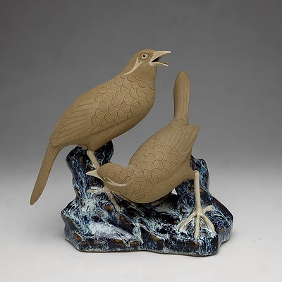 Chinese Shiwan Figure of Birds