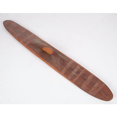 Incised Aboriginal Wooden Shield, From Warburton
