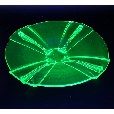 Uranium Glass Dish