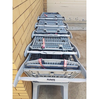 Shopping Trolley - Supercart The XL With Bottom Carrier Chassis - Lot of 5