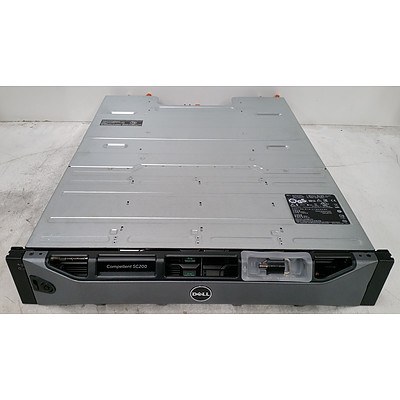 Dell Compellent SC200 12 Bay SAS Hard Drive Array w/ 40TB of Total Storage