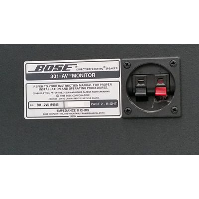 Bose 301-AV Monitor Speakers & Palsonic 23.6-Inch FHD LCD TV/DVD Combo - Lot of Three