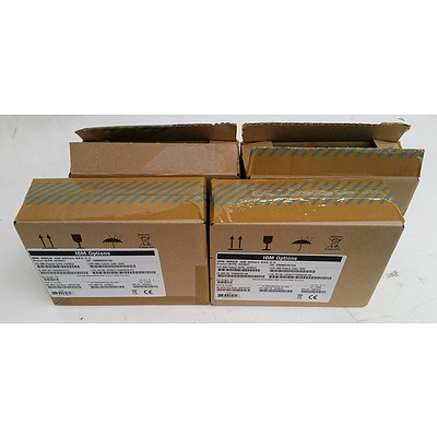 IBM (42D0637) 300GB 10Krpm 2.5" SAS Hard Drives - Lot of Four *Brand New - RRP: Over $600