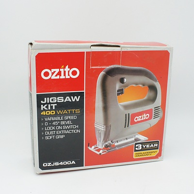 Ozito 400 Watt 18mm Stroke Depth Jigsaw Kit