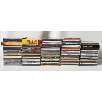 Lot of Assorted CDs Including Miles Davis, Louis Armstrong, Slim Dusty, James Morrison, and more