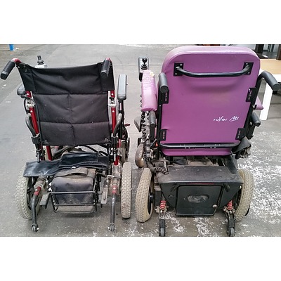 Roller M1 and Walk on Wheels Mobility Chairs - Lot of Two