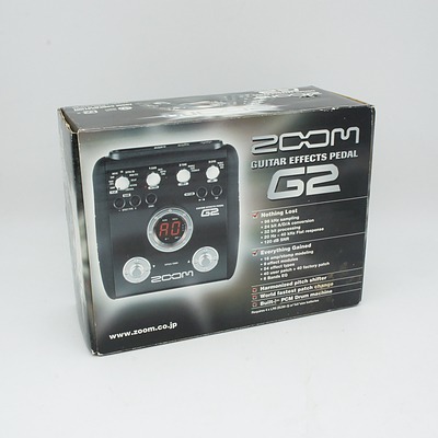 Zoom Guitar Effects Pedal G2