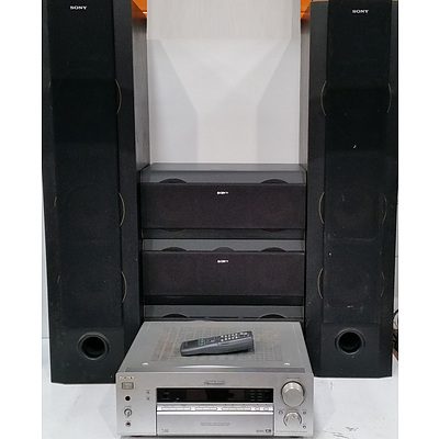 Sony Home Theatre Amplifier and Speakers