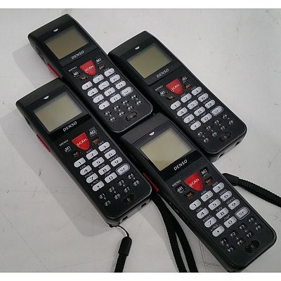 Denso BHT-900B Series (BHT-904B) Handheld Scanner - Lot of Four