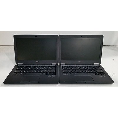 Dell Latitude E7250 12.5-Inch Core i5 CPU Laptop - Lot of Two