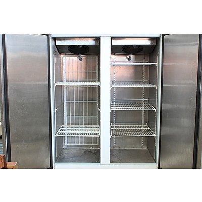 Streamline Dual Upright 500 Litre Two Door Commercial Chiller and Freezer