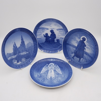 Royal Copenhagen Christmas Plates Including 1956, 1957, 1958 and More