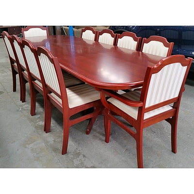 Eleven Piece Formal Extension Dining Setting