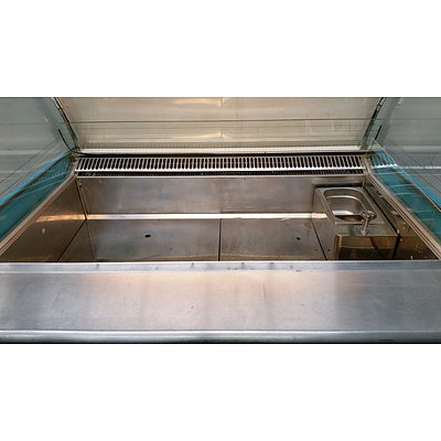 Sevel 12 Pan Gelato Freezer Display Cabinet