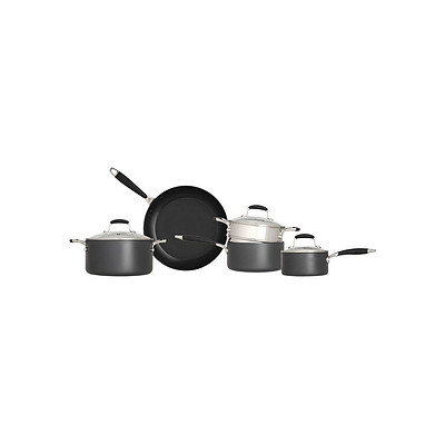 Myer 5 Piece Hard Anodised Cook Set - RRP $200 - Brand New
