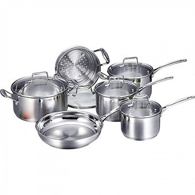Scanpan Impact 6 Piece Stainless Steel Cook Set - RRP $450 - Brand New