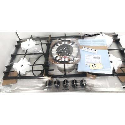 Bosch PCR9A5B90A / 01 90cm Series 6 5 Burner Stainless Steel Cooktop - RRP $1,199 - Brand New