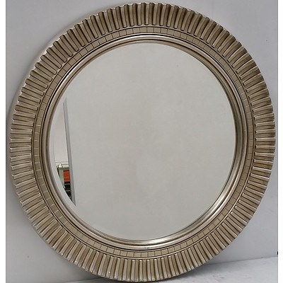 Ornate Round Wall Mirror