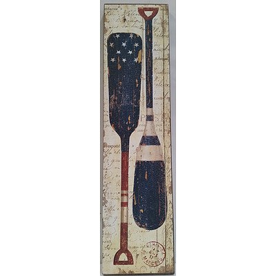 Mounted Print of Vintage Paddles